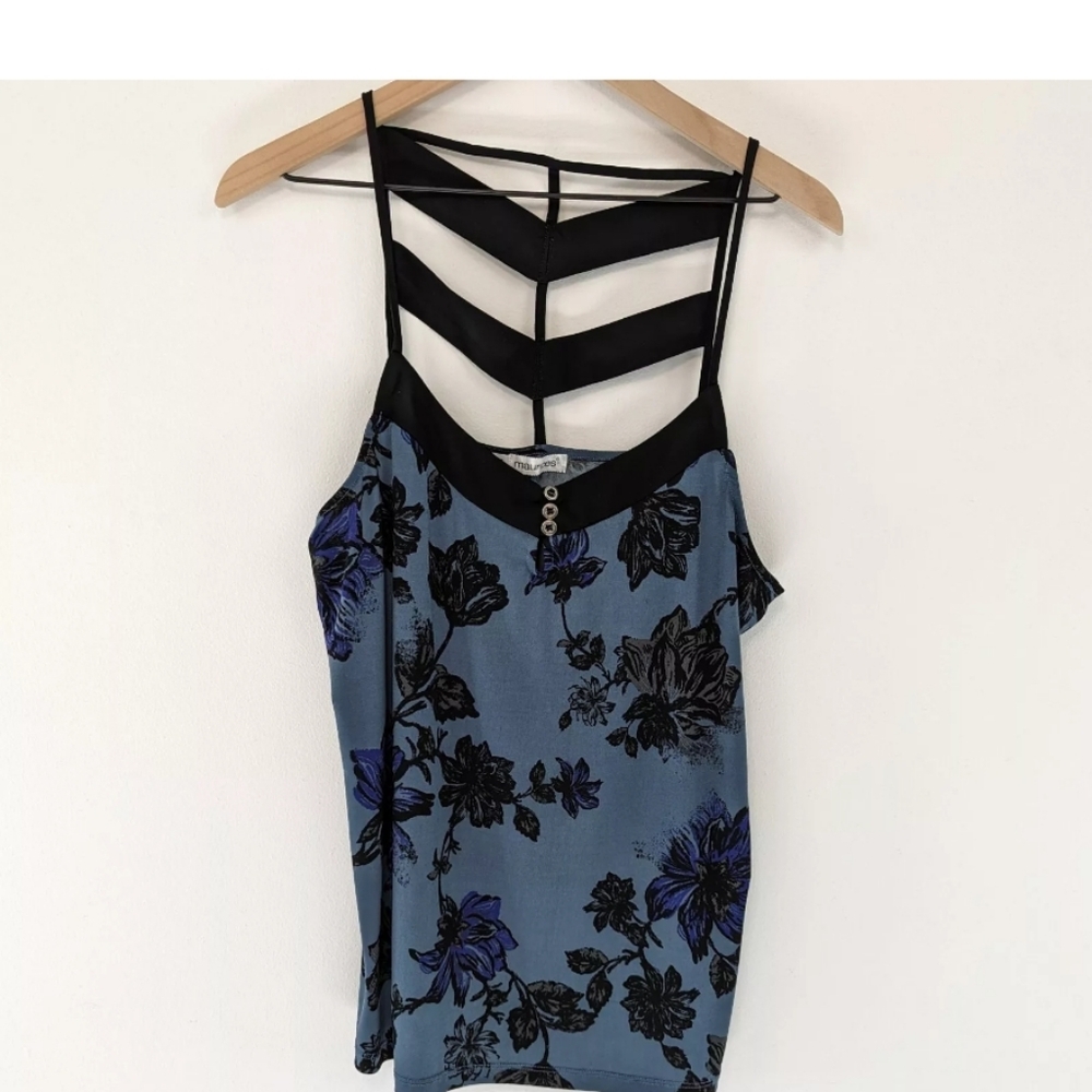 Dressy open back tank